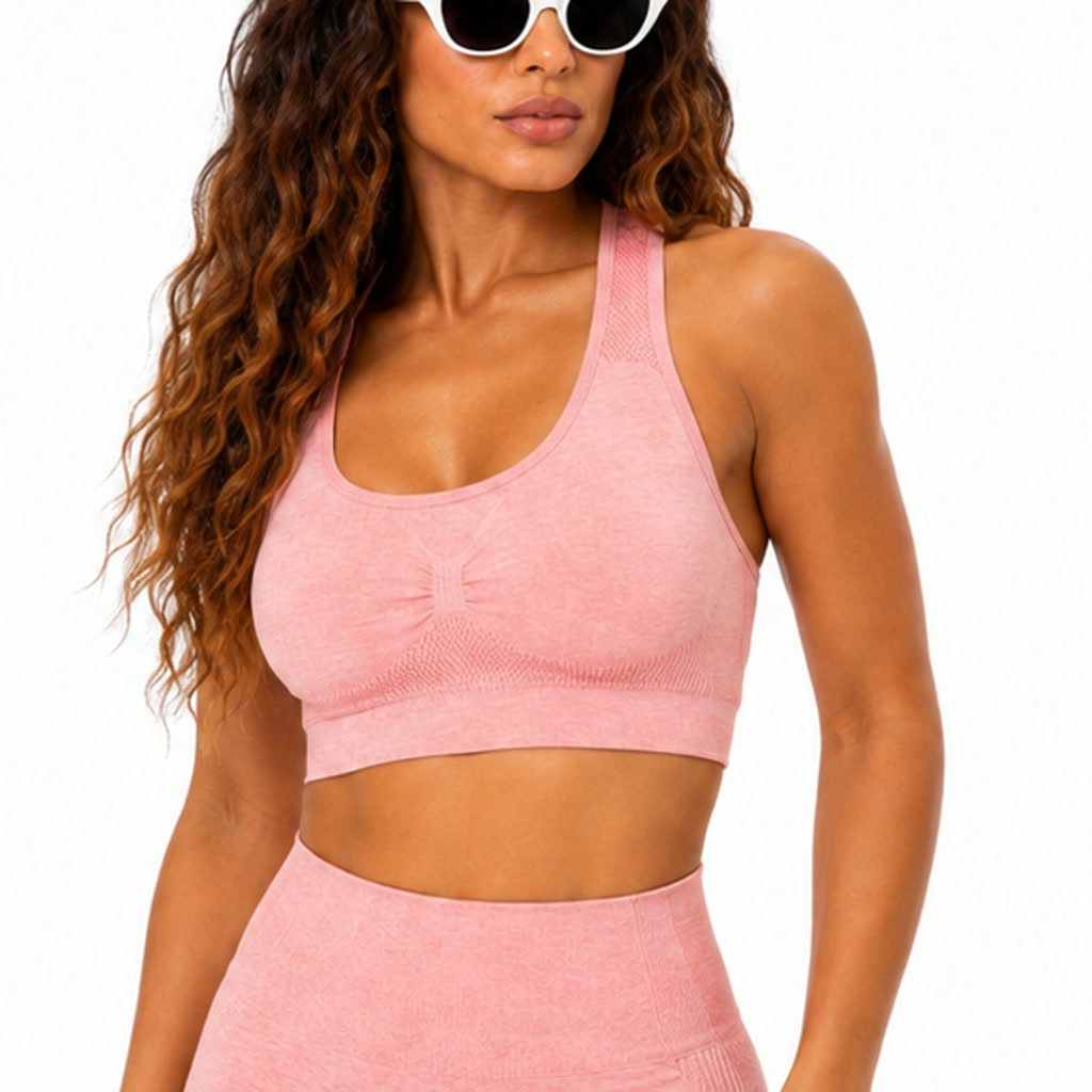 Conjunto moldeador Rosa con detalles lineares - Image 4