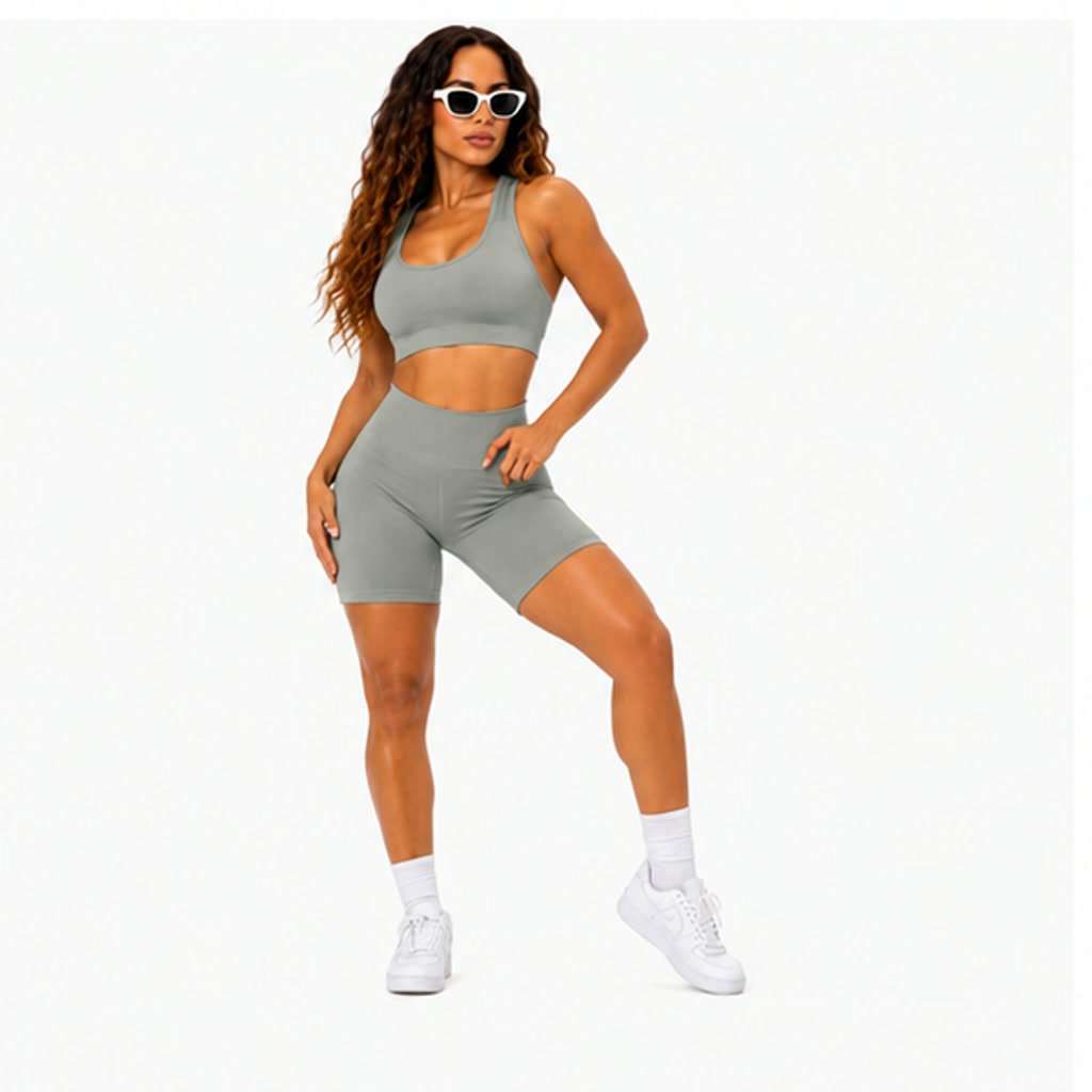 Conjunto moldeador Gris con detalles lineares - Image 3