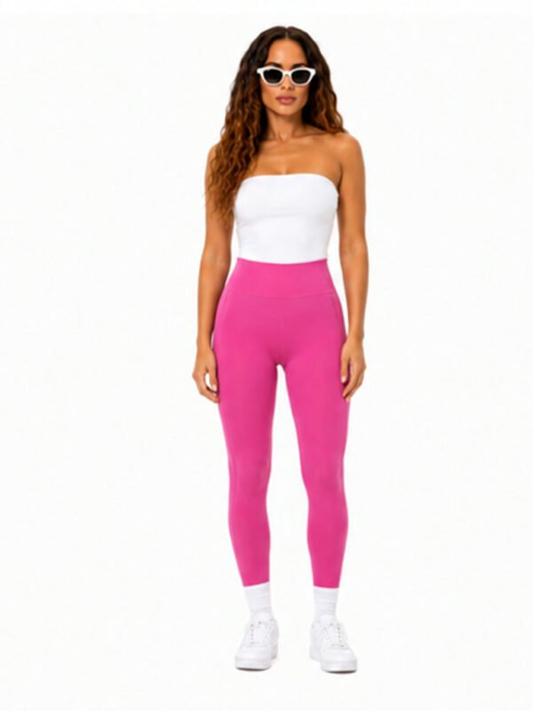 Leggings deportivos seamless Rosa Fucsia premium
