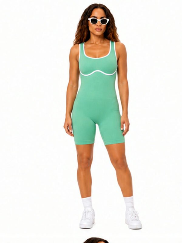 Enterizo seamless premium moldeador Verde