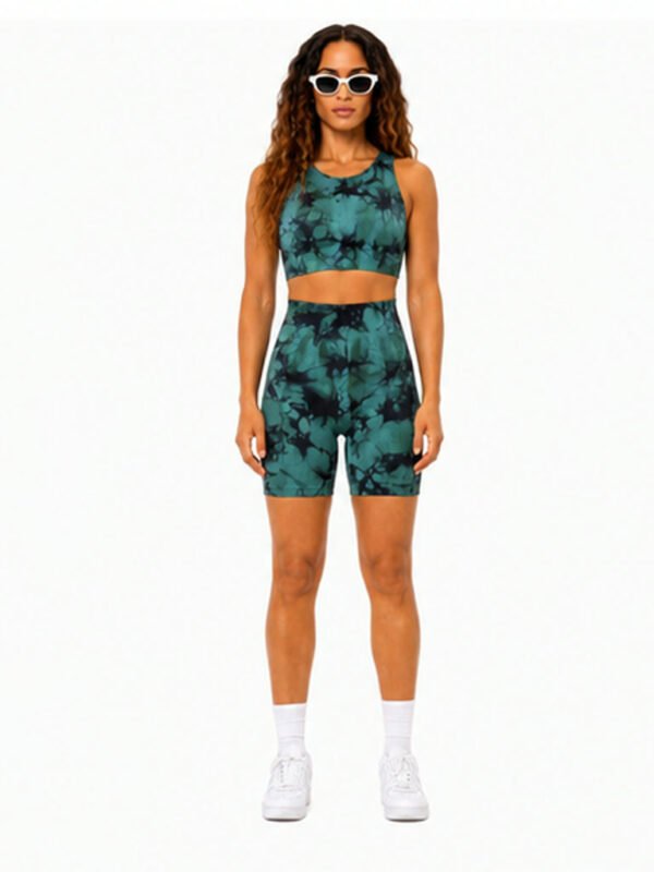 Conjunto push up Verde manchas batic